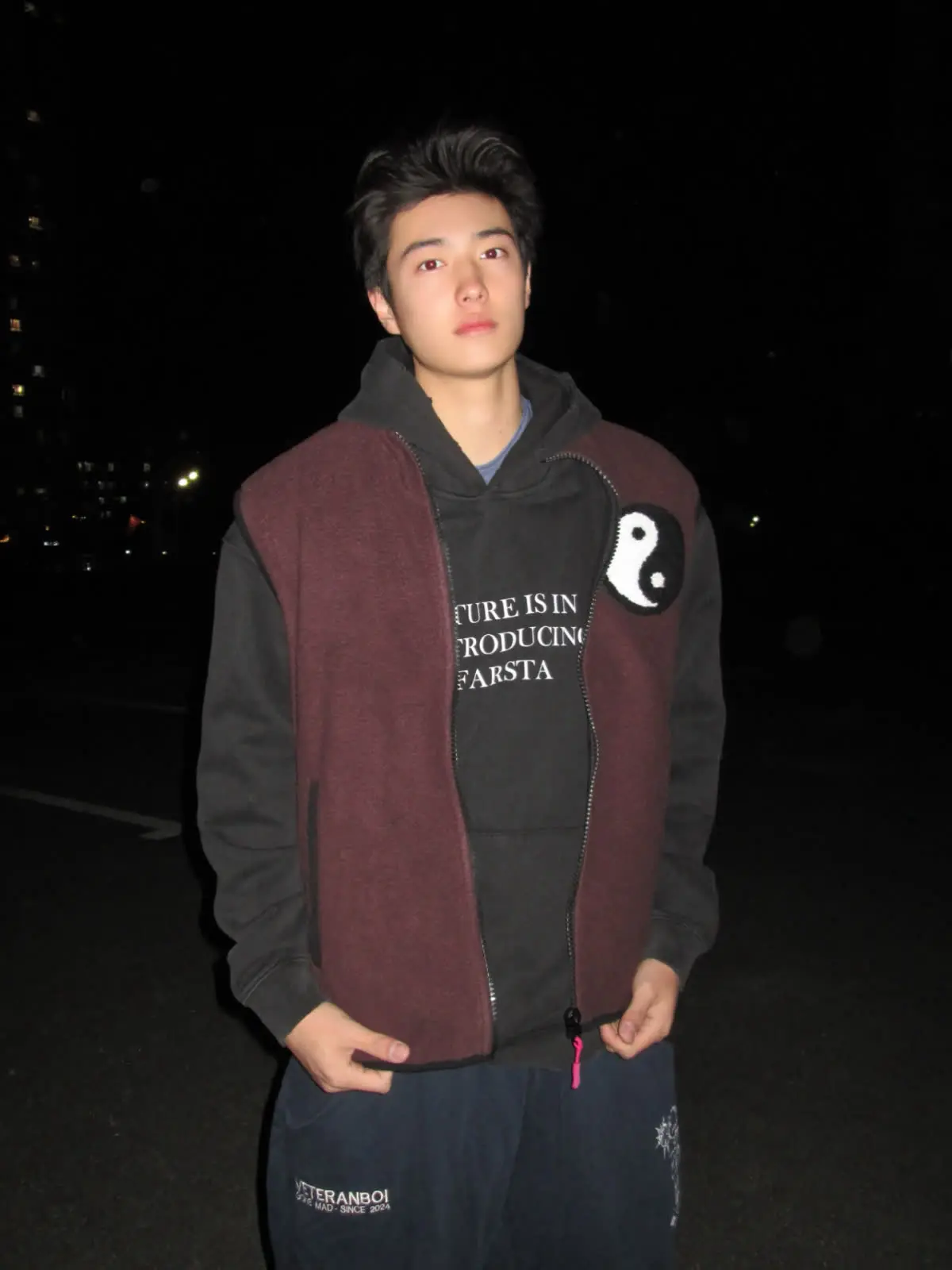 

Теплый фетровый жилет в стиле тай-чи, свободный повседневный жилет в американском ретро-стиле для мужчин и женщин, парный жилет для осенне-зимнего сезона