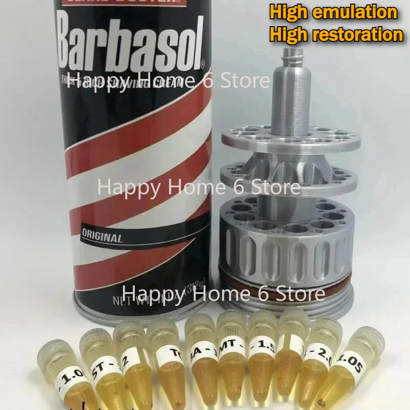 

New Barbasol Dennis Nedry Jurassic Park Movie Dinosaur DNA Tube Jar Canister Decoration Prop Electroplate Jar Home Ornament Gift