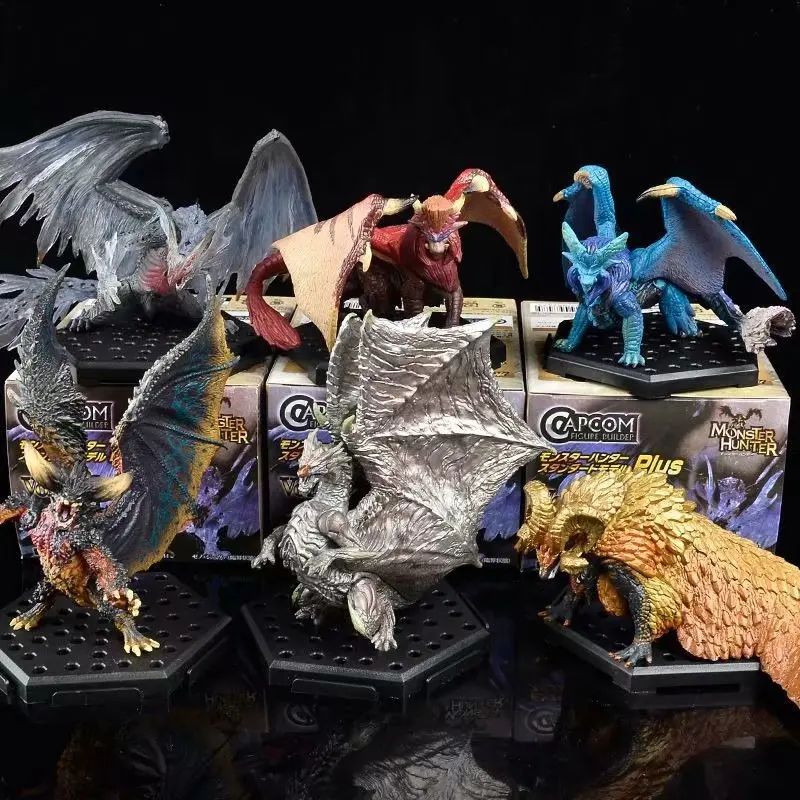 

10cm Monster Hunter Nergigante‌ Kushala Daora Xeno'Jiiva Teostra Kulve Taroth Figure Doll Model Monster Hunter Game Peripheral