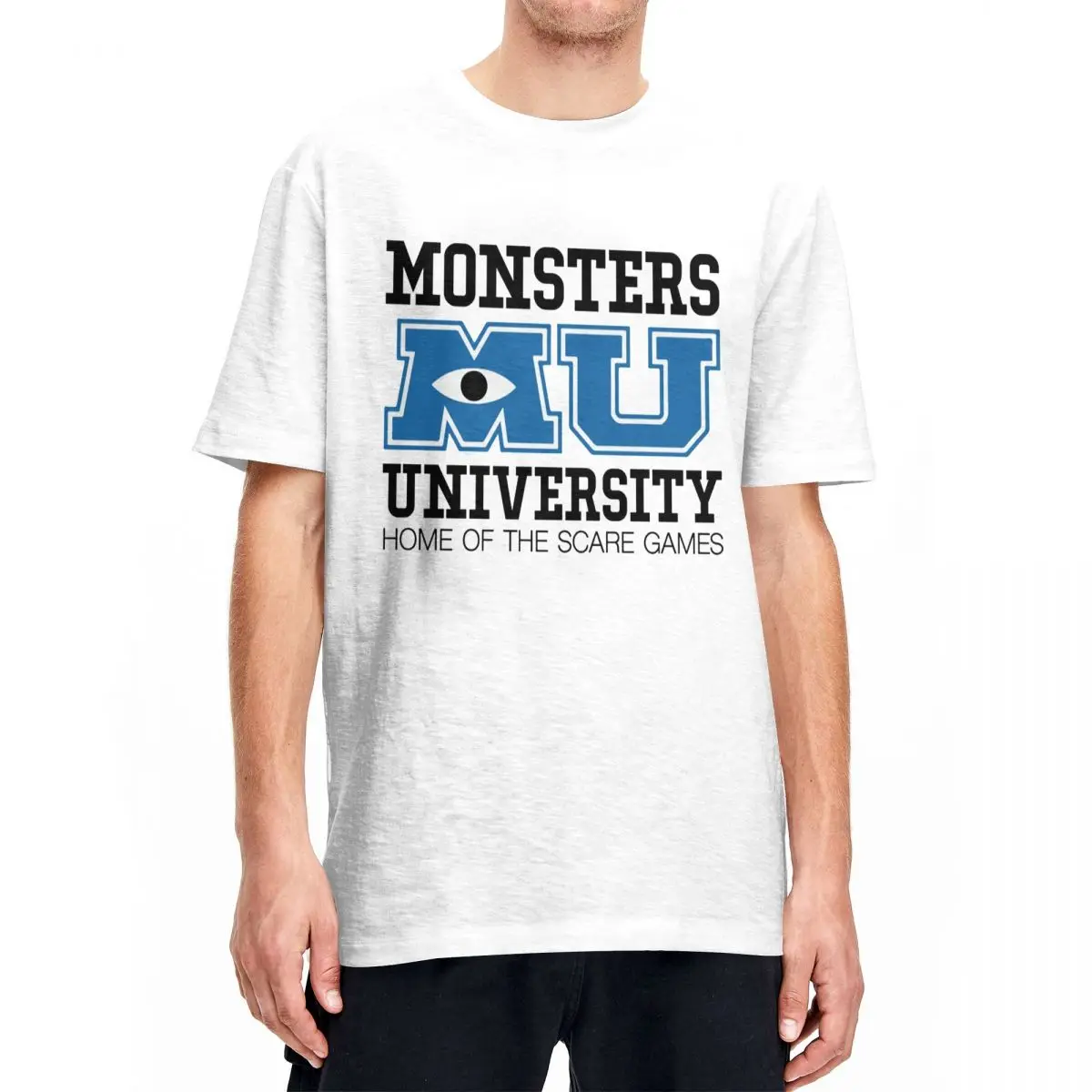 Awesome Logo Monsters University Sully Mike T-Shirts for Men Women Cotton T Shirt Monsters Inc Short Sleeve Tees Summer Clothes