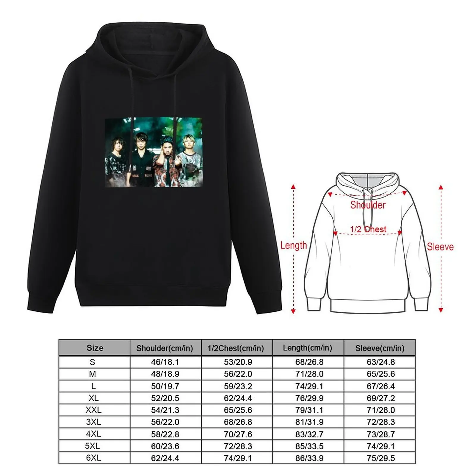 One OK Rock Tour Album Concert Hoodie ملابس شتوية ملابس أنيمي ملابس رجالية ملابس جمالية بدلة رياضية للرجال
