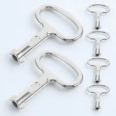 

6Pcs Electric Cabinet Keys Aluminum Alloy Utility Keys for Water Gas Radiator Valve Bleed Meter Box Key Electric Cabinet Key