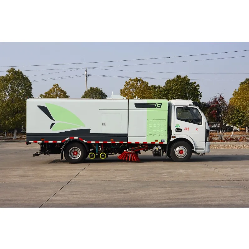 YG Customized Reliable Stable Performance Dongfeng Captain EV Electric Road Sweeper Truck For Road Sanitation