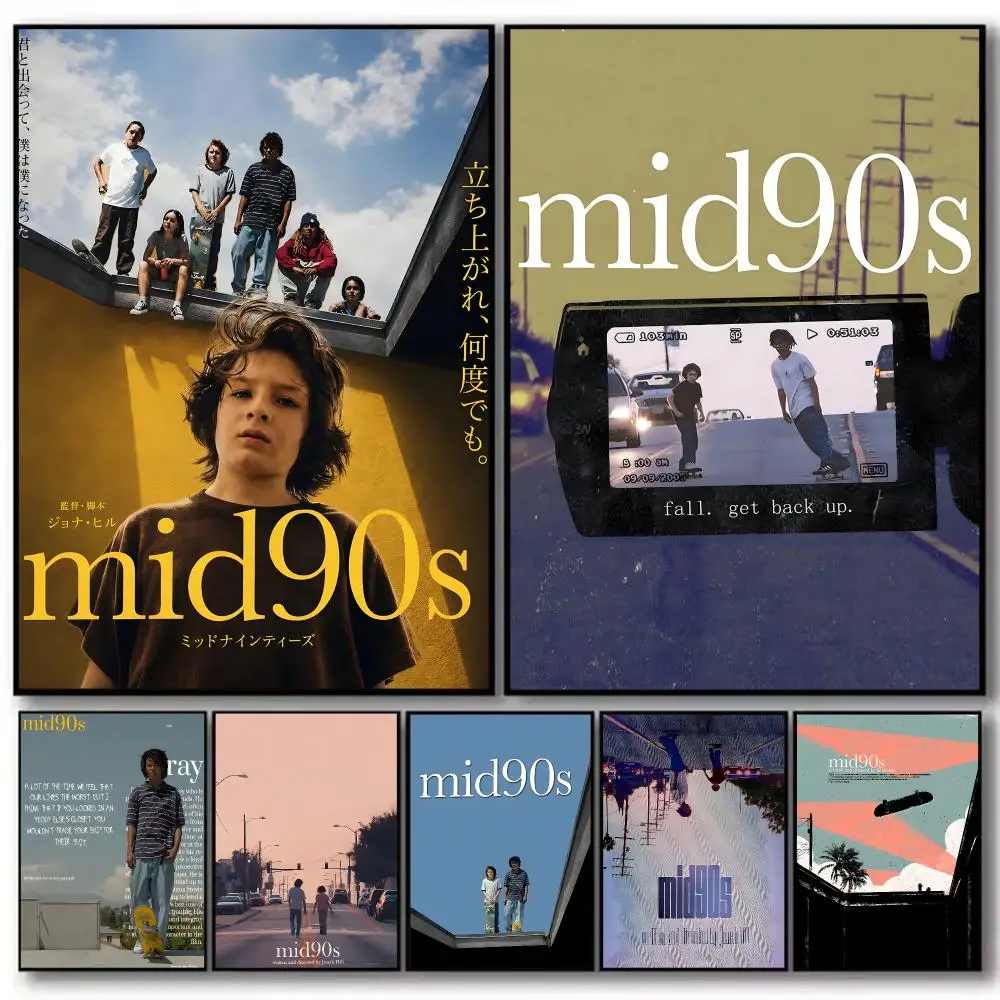 Pattern M-Mid 90s Collection Poster High-definition  poster stickers, suitable for bedroom, living room, home decoration