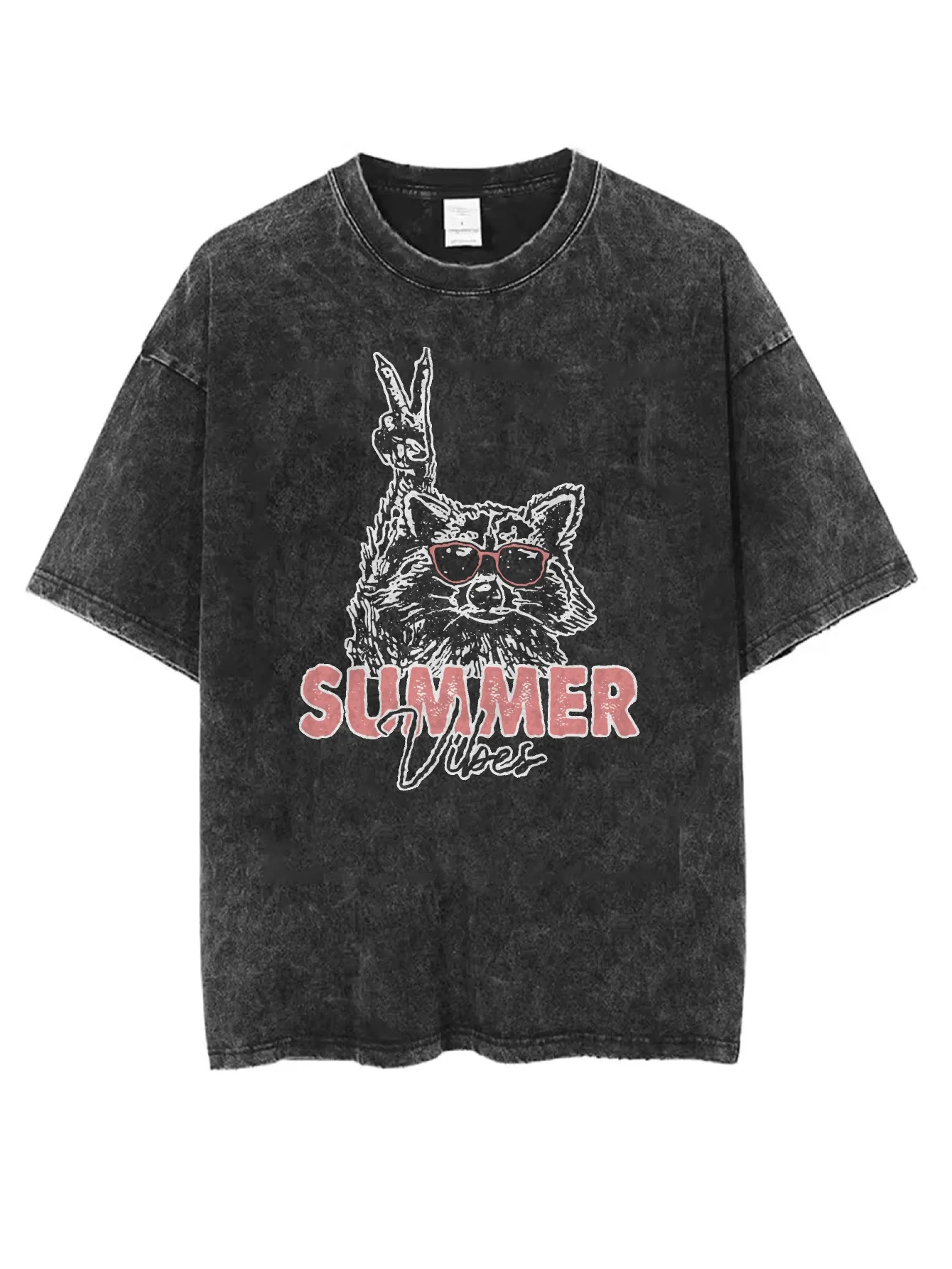 تي شيرت أسود مغسول مطبوع عليه الهالوين برقبة دائرية، مريح وفضفاض، أزياء شتوية غير رسمية للنساء والرجال، طراز الأكثر مبيعًا #5