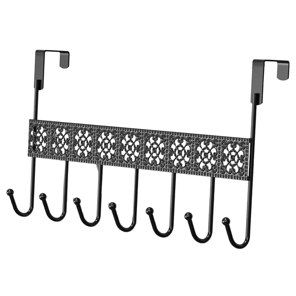 Sturdy Iron Wall Mounted Hook Rack for Towels Robes Keys Clothes Entryway Bathroom Kitchen Gym Dressing Room Modern Coat Hook