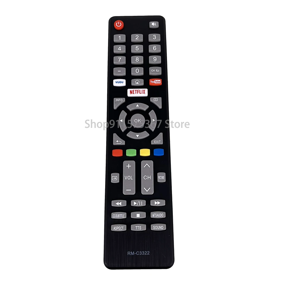 New RM-C3322 Replace Remote Control For JVC TV LT-55MA877 LT-65MA877 LT-49MA877 LT-43MA877 LT-50MA877 LT-65MA877