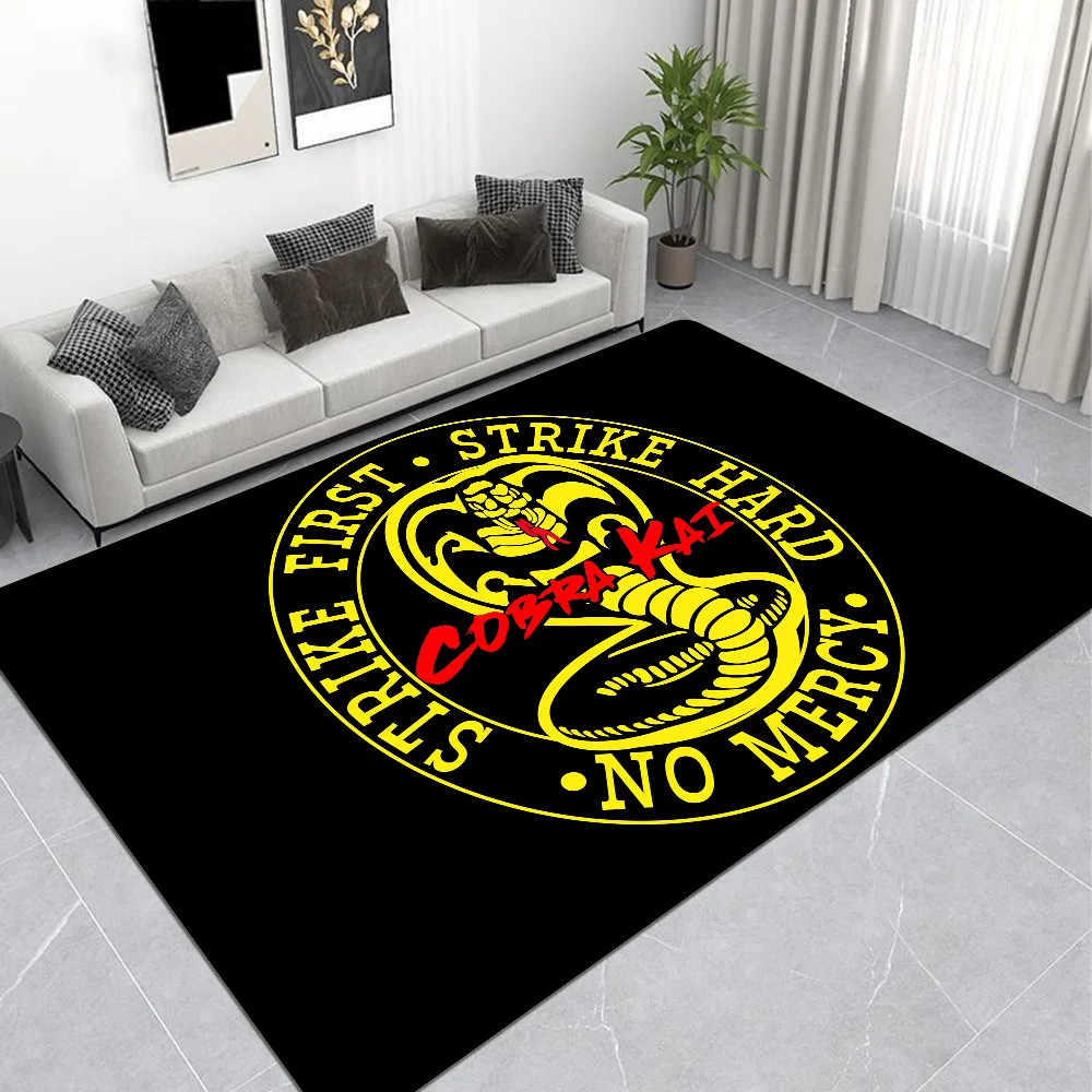 3D Cobra Kai Amanda TV Karate Room Mats Nordic Style Home Doormat Bathroom-Toilet Mats Bedroom Hotel Decor Mat