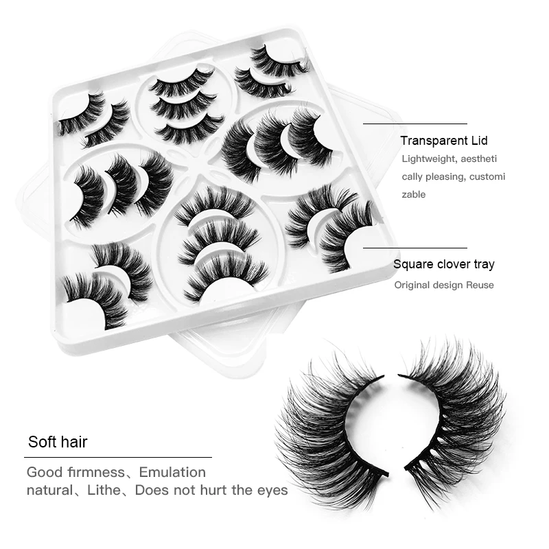 Messy Long-lasting Comfortable To Wear Long-lasting Eyelashes Eyelashes Professional-grade Trending Product 3d Easy To Apply