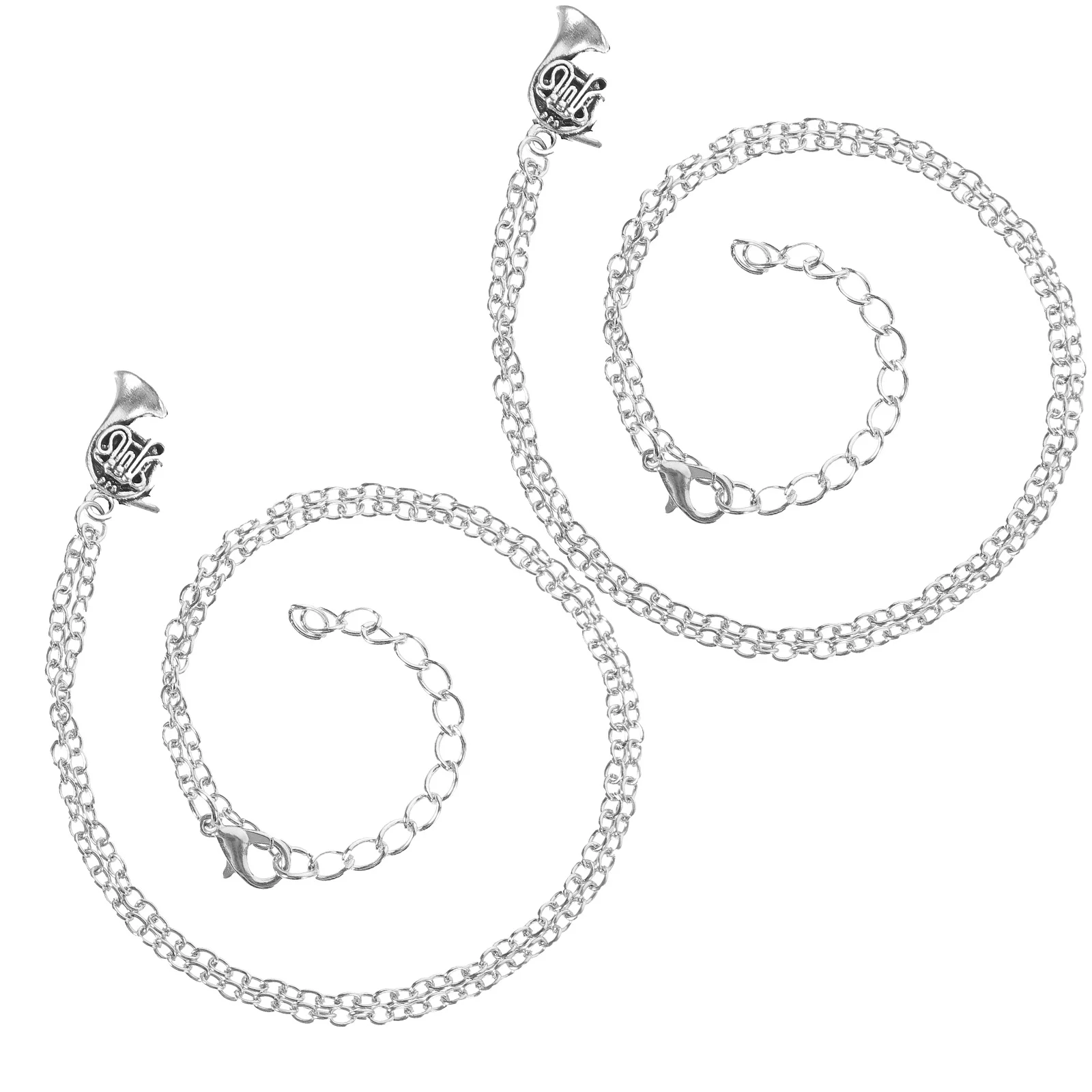 2 قطعة قلادة القرن قلادة الموسيقى ملاحظة المعادن سحر قلادة للنساء الرجال أنيق الموسيقى عاشق المجوهرات الكلاسيكية العصرية الإكسسوار #5