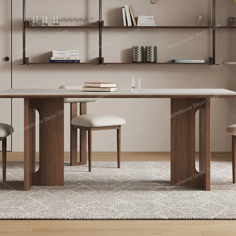 

Nordic Living Room Dining Tables Minimalism Vintage Originality Coffe Dining Tables Tea Home Furniture Esstisch HQ40CZ