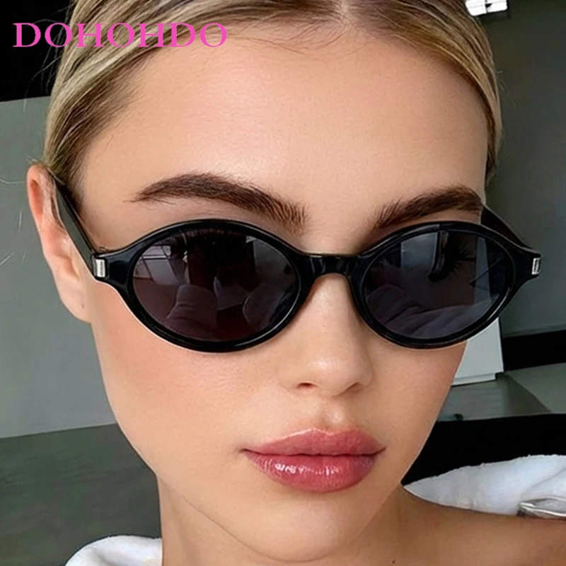 

Vintage Small Frame Oval Rivet Women Sunglasses New Brand Designer Men Sunglass Outdoor Travel Eyewear Female UV400 Lentes Очки