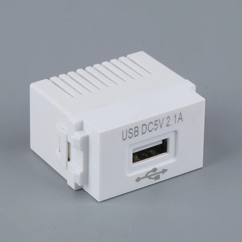 128 Type USB Charger Single Hole AC 220V Input And Output 2.1A 1A Mobile Tablet Power Supply Module