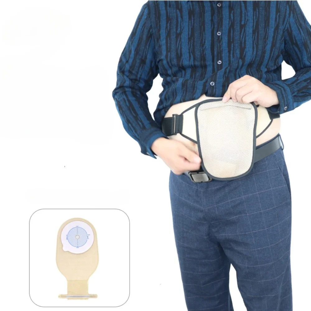 

Waterproof Ostomy Bag Protective Cover Belts Adjustable Colostomy Drainage Bags Portable Support Belts Urinary Hanging Bag Cover