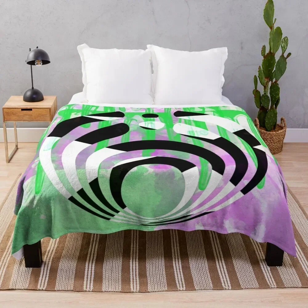 

Bassnectar Bassdrop Throw Blanket Beautifuls heavy to sleep Bed linens Polar Blankets