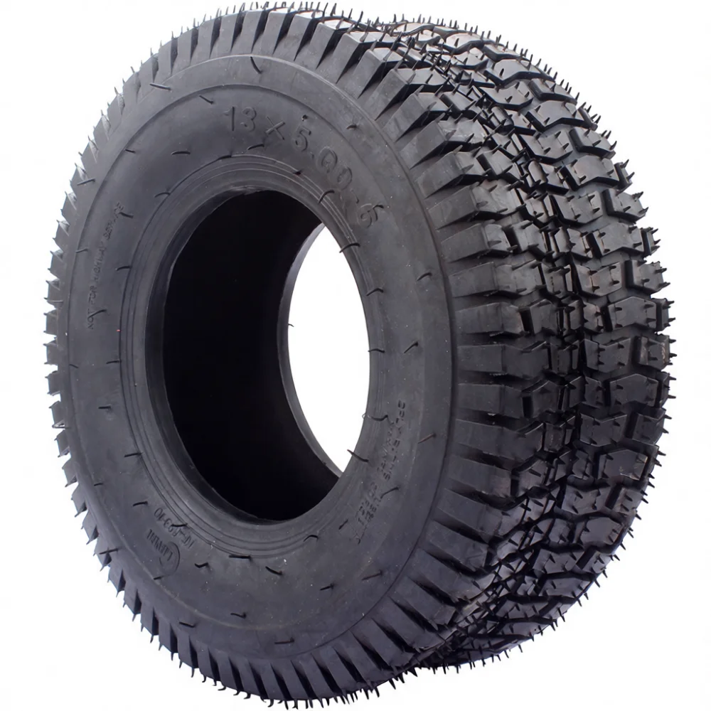 Replacement 13x5.00-6 Vacuum Tire For Utility Vehicle ATV Go Kart Snow Blower Durable Wear Resistant Rubber Wheel Accessory
