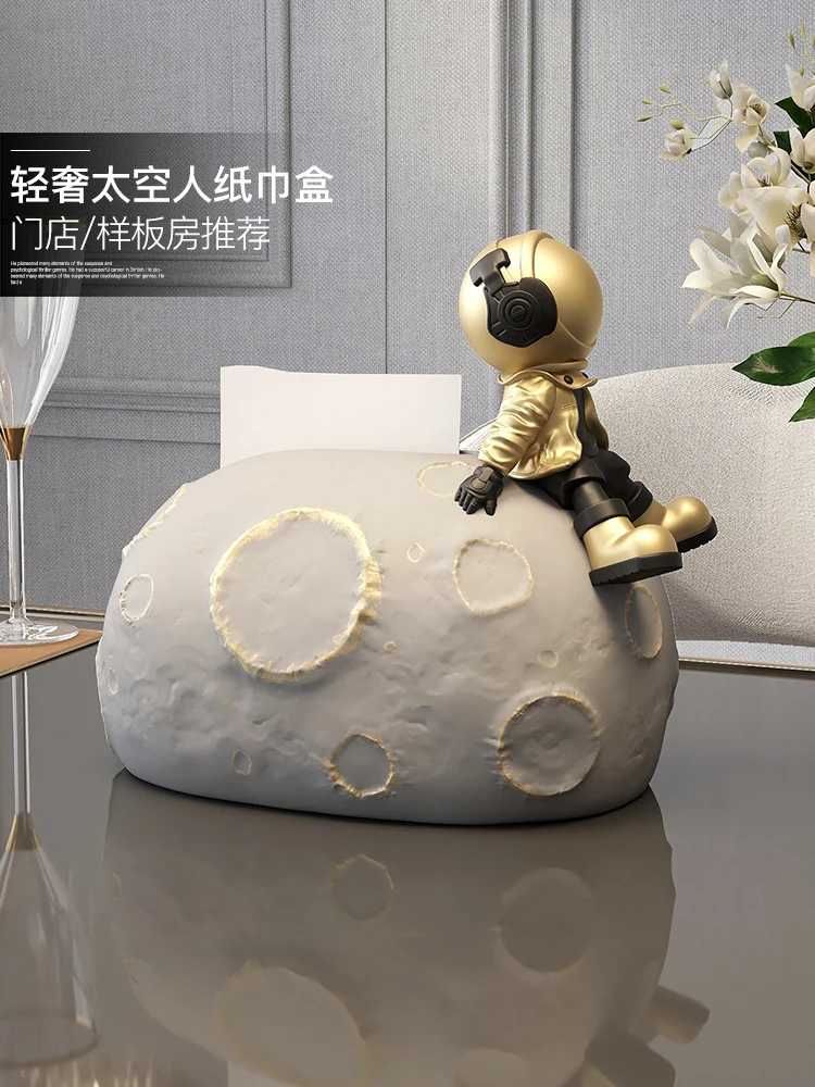 

Коробка для салфеток космонавта, орнамент для гостиной, журнальный столик, прикроватная тумбочка для спальни, бытовая картонная коробка, украшение для стола, обеденного стола