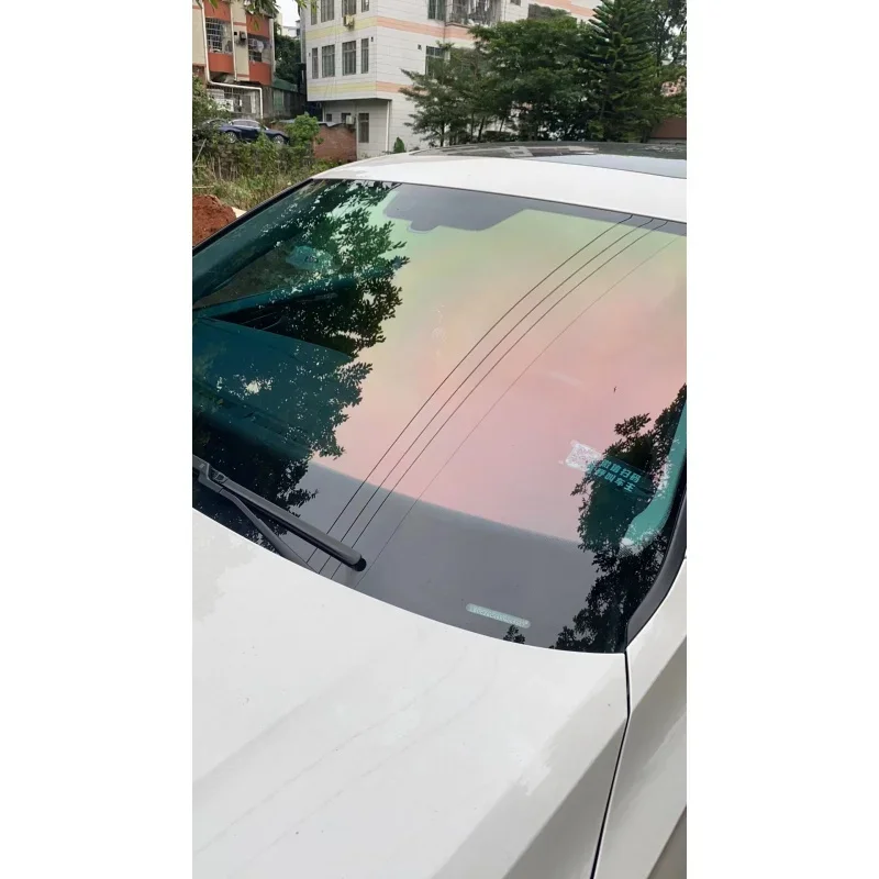 50CMx300CM Red Chameleon VLT 85% Windscreen Foils Car Front Rear Window Tint Windshield Protection Solar Tinting Film 2Mil Thick