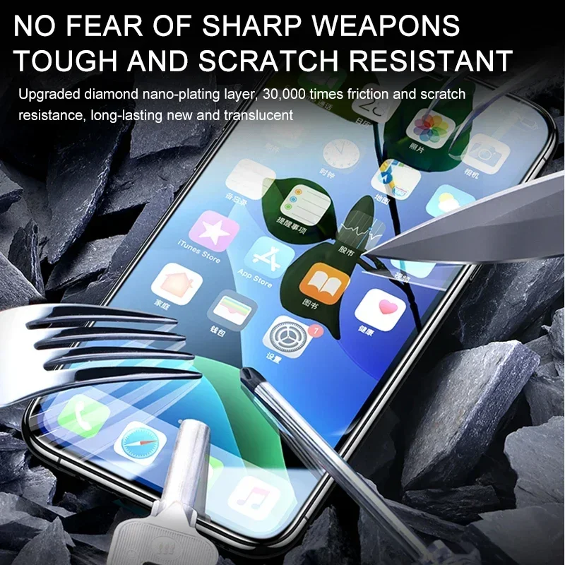 3PCS Glass Protector Phone Case for IPhone 17 Air 16 15 14 13 11 Pro Max Plus 12 Mini 17Pro 17Air 16e IPhone17 Cover Accessories view 6
