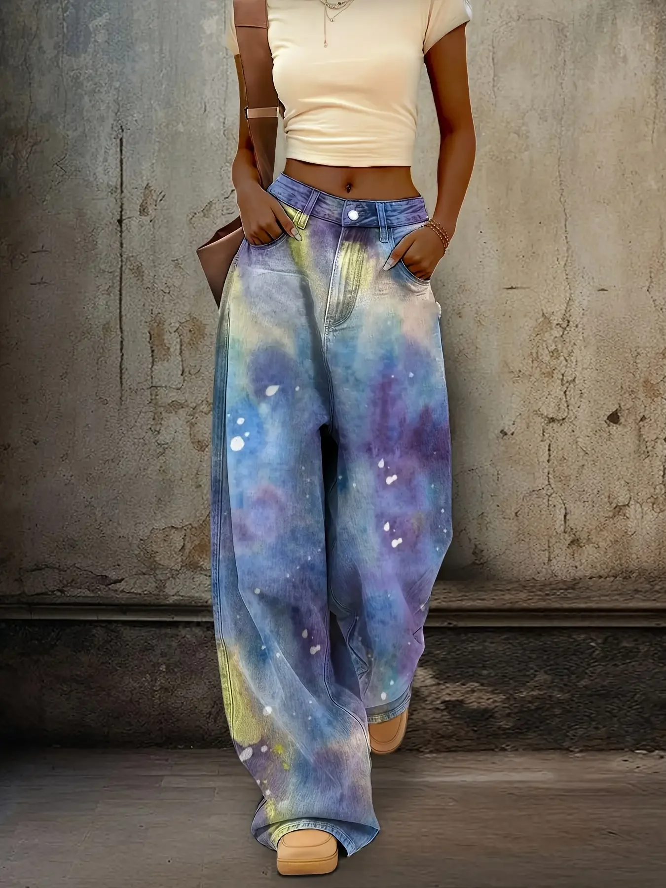 Women's slim fit wide leg flared pants,  Silver glitter and black stripes are super cool