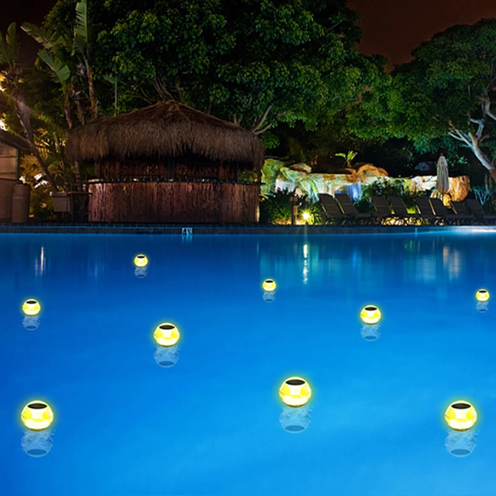 

Solar Floating Pool Lights Solar Powered Underwater LED Light for Garden Yard Pond Lake Aquarium Outdoor Emergency Waterproof