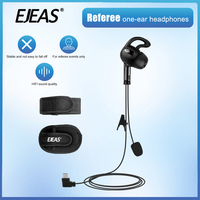 1Pcs Type-C EJEAS Referee Headphone With Armband Bag For EJEAS V6C pro V4C plus Referee Intercom Headset