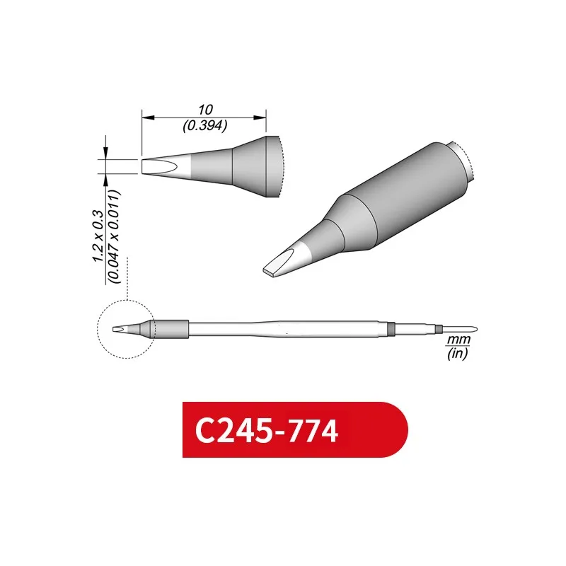 C245-774 Soldering Tips compatible for JBC SUGON AIFEN T245 Handle/Temperature Control Handle