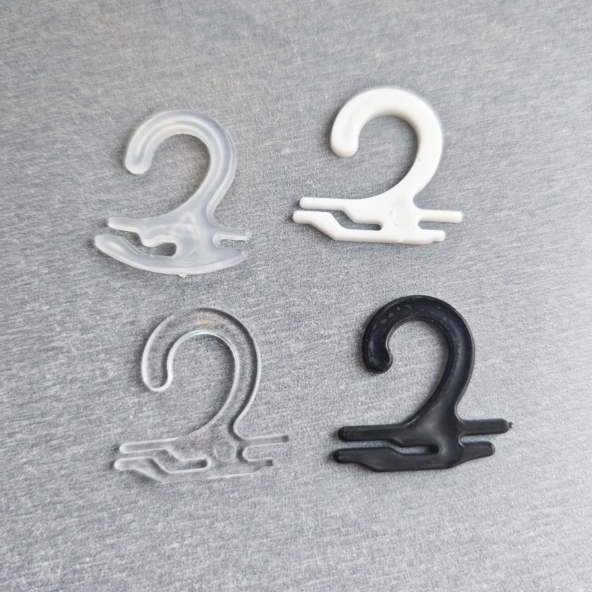 

500 шт. 25x25 мм пластиковые плоские носки упаковочная сумка крючки для дисплея вешалки аксессуары для одежды