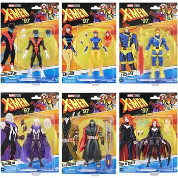 Marvel Legends Retro X-Men 97 Nightcrawler X-Cutioner Goblin Queen Jean Gray Magneto 6" Action Figure XMEN Toys Doll