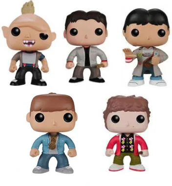 Figura de vinilo de The Goonies Sloth Mikey, muñeco de datos, boca, modelo, juguetes con paquete