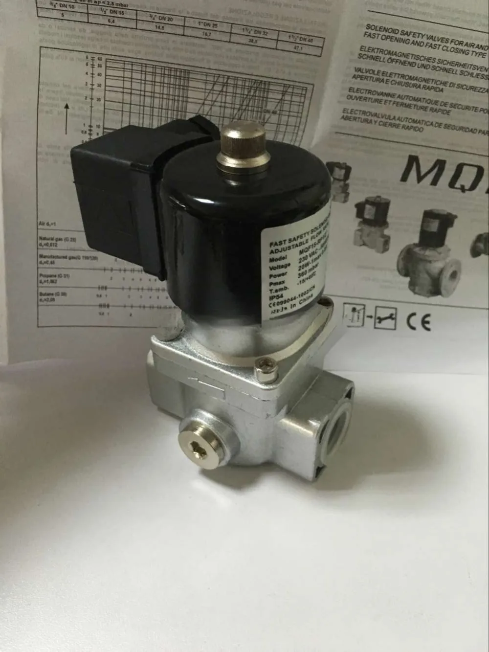 MQF40-Rp1 1/2 DN40, MQF50-RP2 DN50 solenoid valve, coil DN50 2 inches