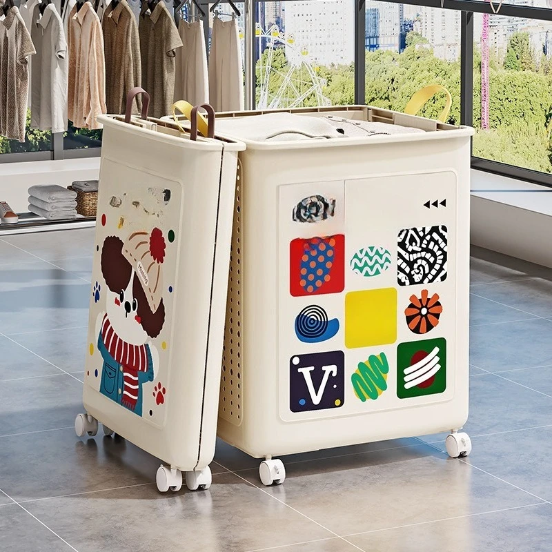 Folding laundry basket Household laundry basket Storage basket Dirty laundry basket