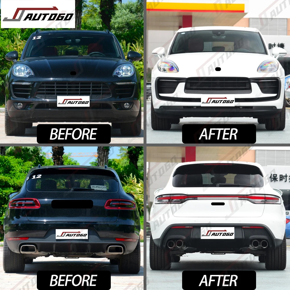 2023 Retrofit Old to New Body Kit for Porsche Macan 95B.1 2014 2015 2016 2017 2018 2019 Upgrade to 95B.2 2020+ Lamp Assembly