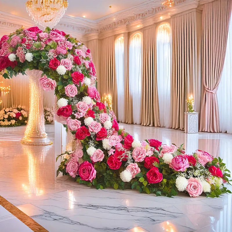 artificial-rose-rose-red-flower-arrangement-wedding-background-wall-decoration-restaurant-party-decoration-long-strip-flowers