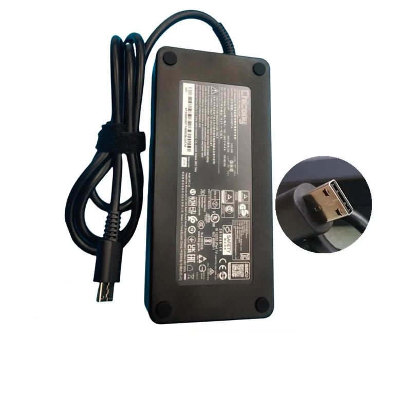 

Genuine Chicony 19.5V 16.92A 16.9A 330W A20-330P1A A330A018P A17-330P2A AC Adapter Charger For MSI GE76 GT77 Laptop Power Supply