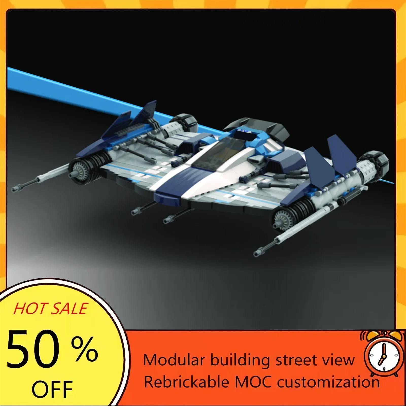 

660PCS Popular Space War Movie Model MOC Building Bricks Spaceship Modular Technology Gifts Holiday Assemble Children Toy Suit