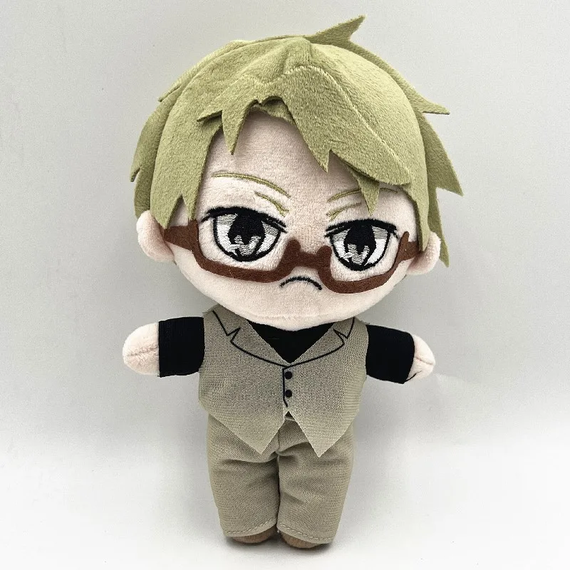 20cm Bungou Stray Dogs Plush Doll Edogawa Rampo Ryunosuke Akutagawa Nakahara Chuya Dostoyevsky Stuffed Anime Plushie Toys Gift