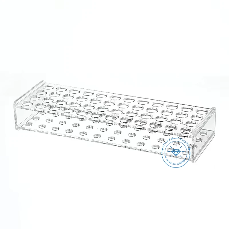 Soporte de tubo de centrífuga PMMA para laboratorio escolar, vidrio orgánico transparente de 0,2 ml a 15ml, 1 unidad