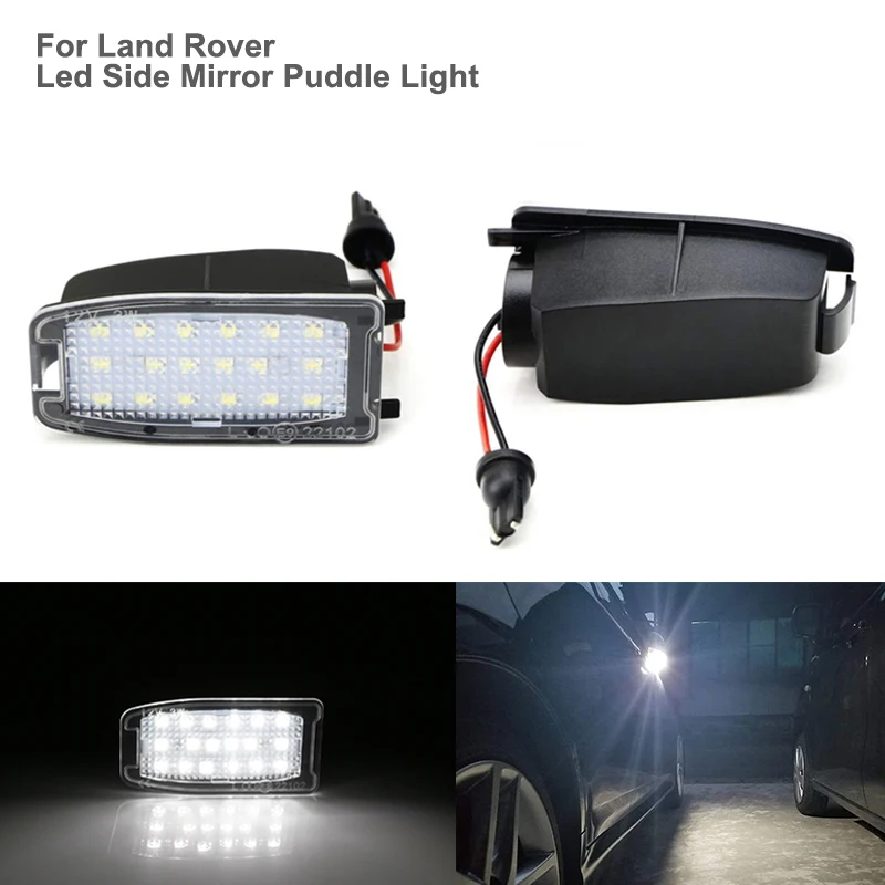 

LED Under Side Mirror Puddle Lights for For Land Rover Freelander 2 3 4 Range Rover Sport 1 L320 L322 L319 L359 LR2