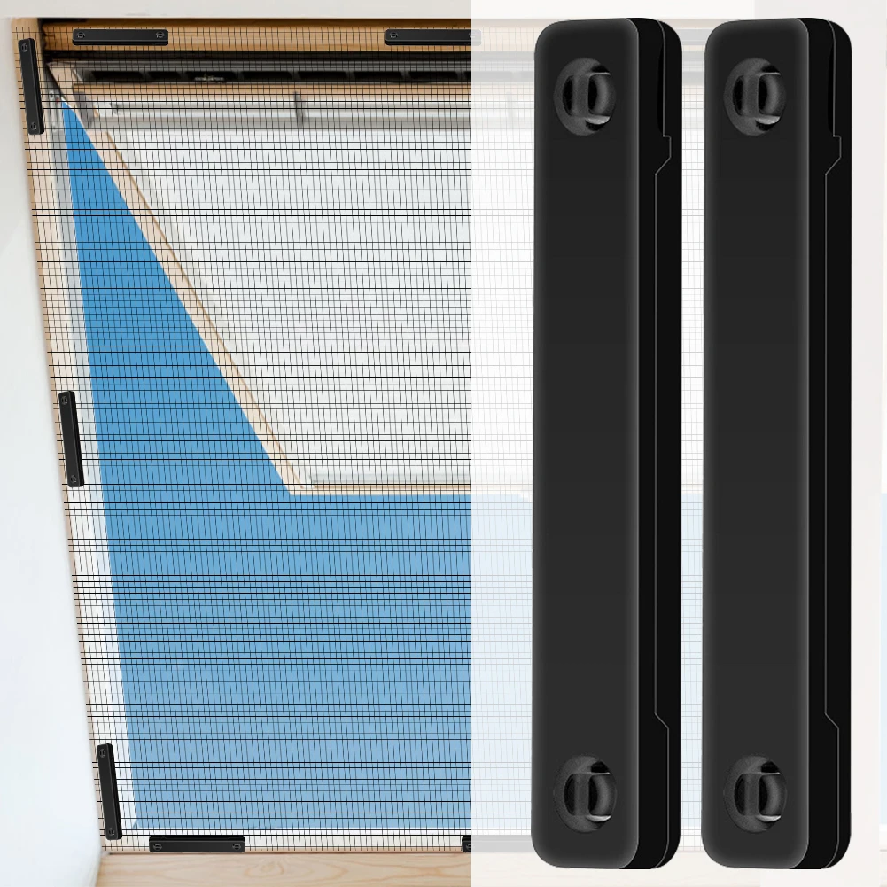 Window Screen Magnetic Clip Strong Fixation Magnets for Mosquitoe Screen Rust-proof DIY Punch Free Household Accessories