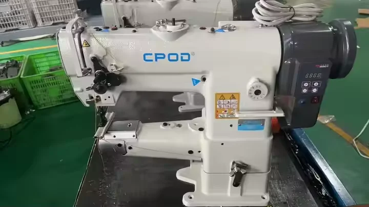 CP-341D Factory Price Industrial Direct Drive Fully Automatic Cylinder Head Stepping Foot Lockstitch Sewing Machine