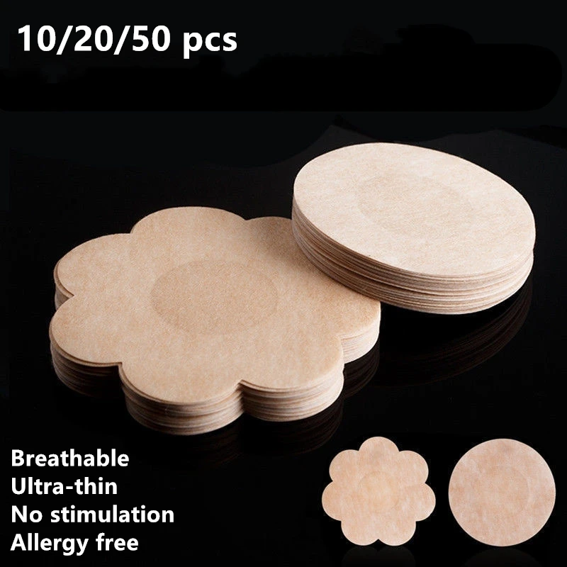 new Invisible Breast Overlays on Bras for Women Nipple Stickers Chest Stickers Adhesivo Bikinis Bra Nipple Covers Accessories