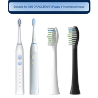 Replacement Toothbrush Heads for 360 T1 360 Oracleen T1 Puppy Y1 Electric Toothbrush Bristle Nozzles,4/8/16pcs