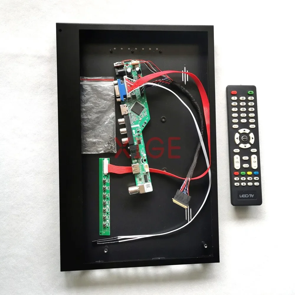 

Для B156HW01/B156HW02/B156HW03 плата контроллера + комплект металлического корпуса 40-контактный LVDS 15,6 "VGA + HDMI + AV + USB аналоговый ТВ-сигнал 1920*1080 панель