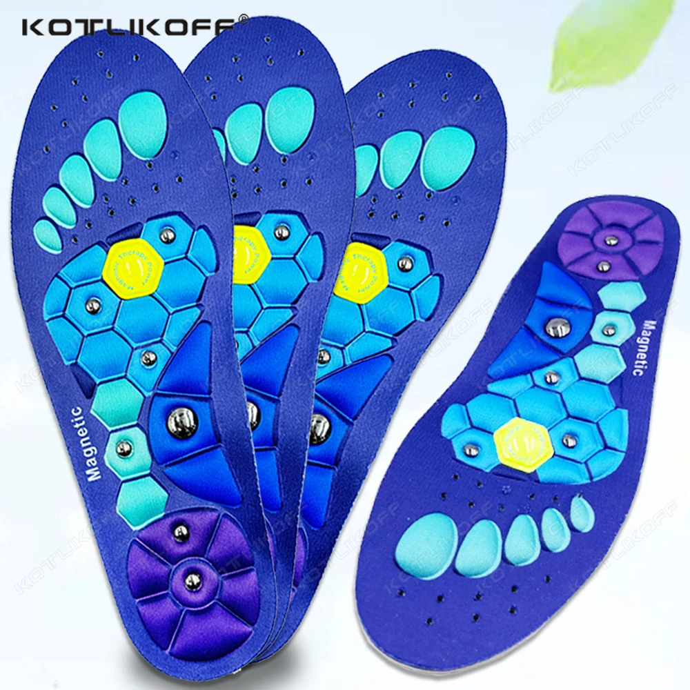 

Акупрессурные стельки для магнитной терапии, дышащие стельки для похудения, кроссовки, подушки для ног, здравоохранение, поддержка свода стопы, спортивные стельки