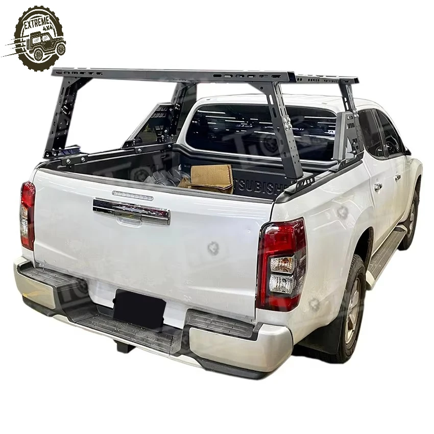 

Factory Priced Custom Logo Iron Steel Roll Bar Adjustable Pickup Truck Bed Anti-Sport Roll Cage for Hilux Revo Vigo Tacoma