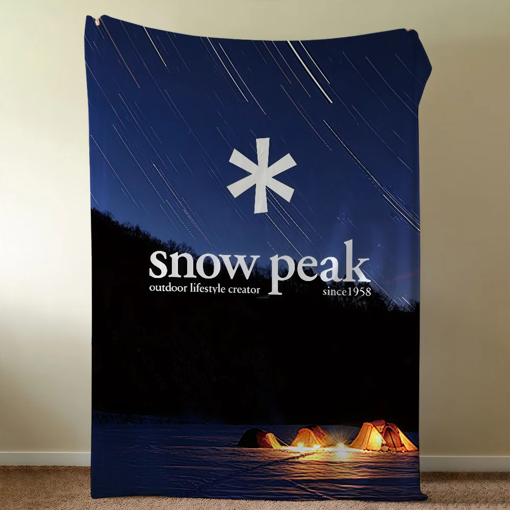 Blanket Throw Super S-SsnowS-ES Cosy Plush Living P-PpeakS-ES Room Sofa Luxury Couch Childish Birthday Gifts