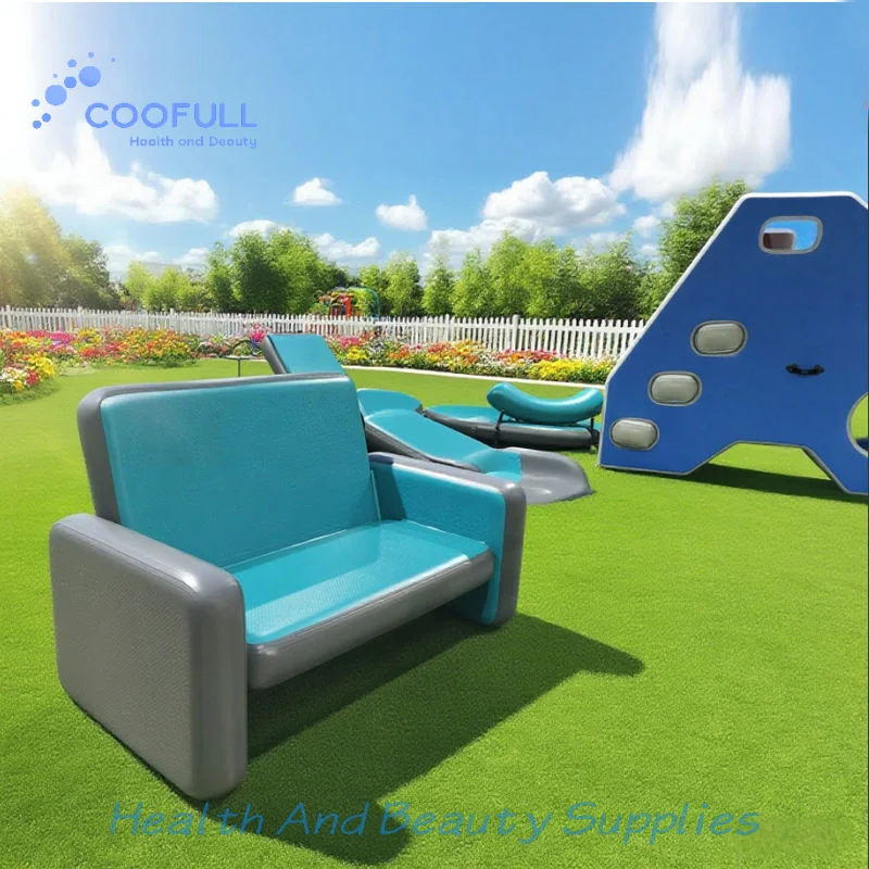 Coofull Ultra Light Blow up Beach Couch Water Sports Inflatable Chair Leisure Inflatable Sofa