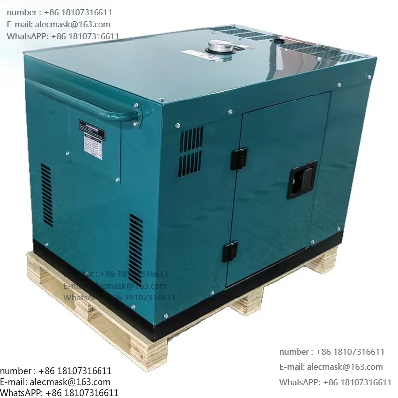 

9Kw spare 10kw low power diesel silent generator set 110v/220v