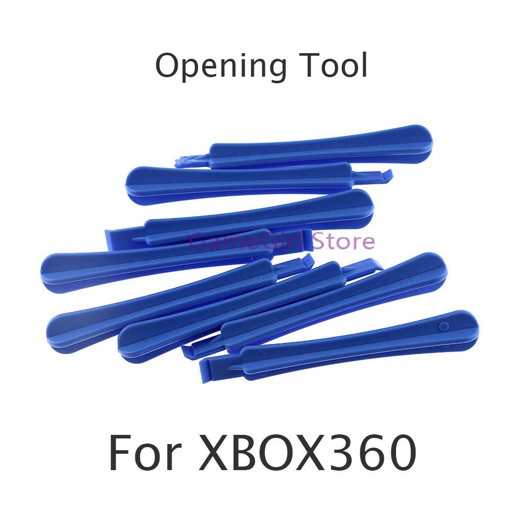 100pcs Blue Plastic Triangle Pry Bar Disassembly Opening Tools for XBOX360 XBOXONE PS4 PS3 PSP PSV Console Controller